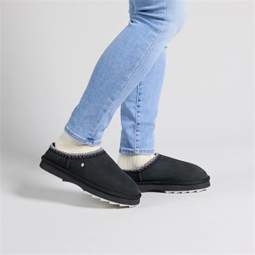 EMU Australia Sharky Scuff Slipper - Black